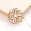 Wholesale Jewelry Zinc Alloy Crystal Gem Flower Light Luxury Accessories
