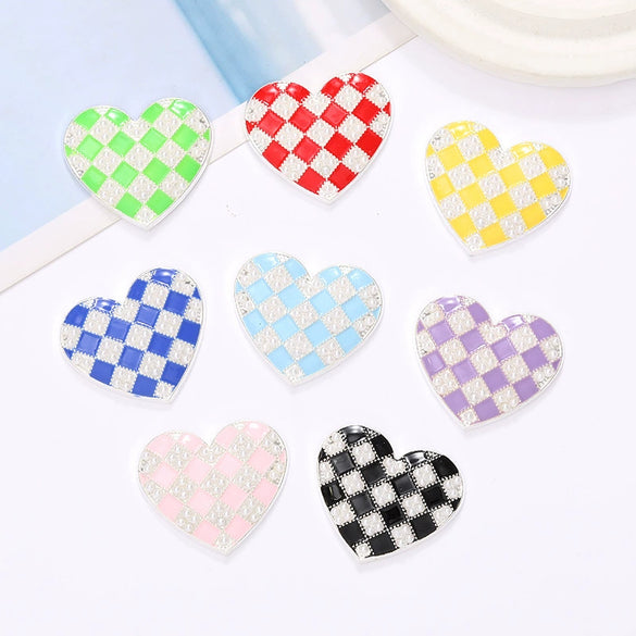 Wholesale Jewelry Zinc Alloy Dripping Oil Love Pattern Accessories