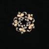 Wholesale Jewelry Zinc Alloy Flower Shaped Brooch For Women Electroplated