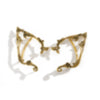 Wholesale Jewelry Zinc Alloy Geometric Style Electroplating Elf Ear Studs For Women