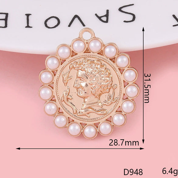Wholesale Jewelry Zinc Alloy Love Bow Pendant Accessories With Hirback Pattern And Dripping Oil Design For Women