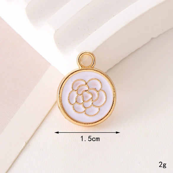 Wholesale Jewelry Zinc Alloy Love Bow Pendant Accessories With Hirback Pattern And Dripping Oil Design For Women