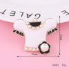 Wholesale Jewelry Zinc Alloy Love Bow Pendant Accessories With Hirback Pattern And Dripping Oil Design For Women