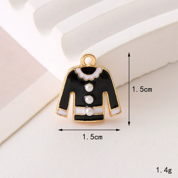 Wholesale Jewelry Zinc Alloy Love Bow Pendant Accessories With Hirback Pattern And Dripping Oil Design For Women