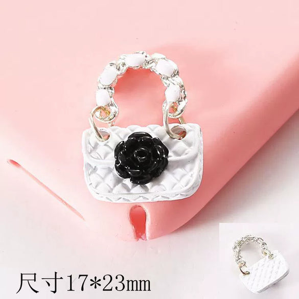 Wholesale Jewelry Zinc Alloy Love Bow Pendant Accessories With Hirback Pattern And Dripping Oil Design For Women