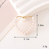 Wholesale Jewelry Zinc Alloy Love Bow Pendant Accessories With Hirback Pattern And Dripping Oil Design For Women