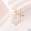Wholesale Jewelry Zinc Alloy Love Bow Pendant Accessories With Hirback Pattern And Dripping Oil Design For Women