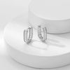Wholesale Jewelry Zirconia Copper Geometric Earrings