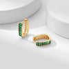 Wholesale Jewelry Zirconia Copper Geometric Earrings