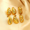Wholesale 18K Gold Electroplated Titanium Steel Geometric Drop Shape Earrings For Women