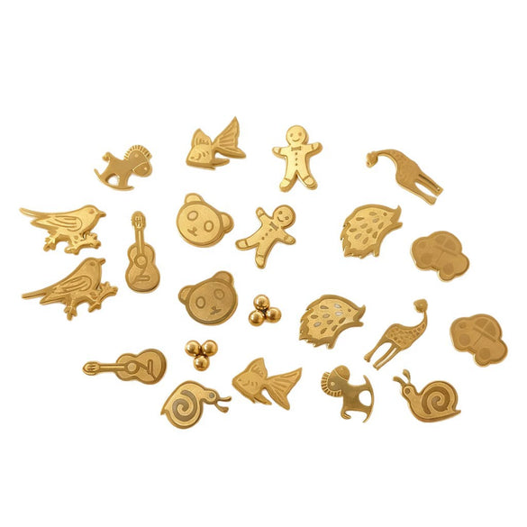 Wholesale 18K Gold Plated Stainless Steel Animal And Zodiac Shape Earrings For Women