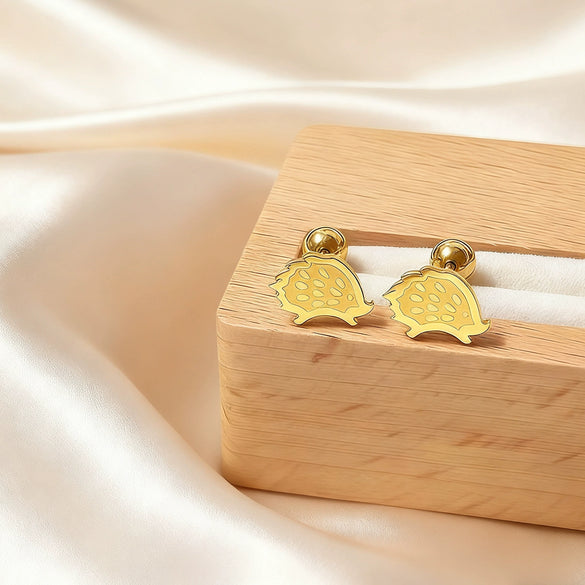 Wholesale 18K Gold Plated Stainless Steel Animal And Zodiac Shape Earrings For Women