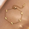 Wholesale 18K Gold Plated Stainless Steel Plants And Flowers Necklace And Bracelet Jewelry For Women