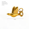 Wholesale 18K Gold Plated Stainless Steel Quirky Cartoon Jewelry Necklace And Bracelet Accessories