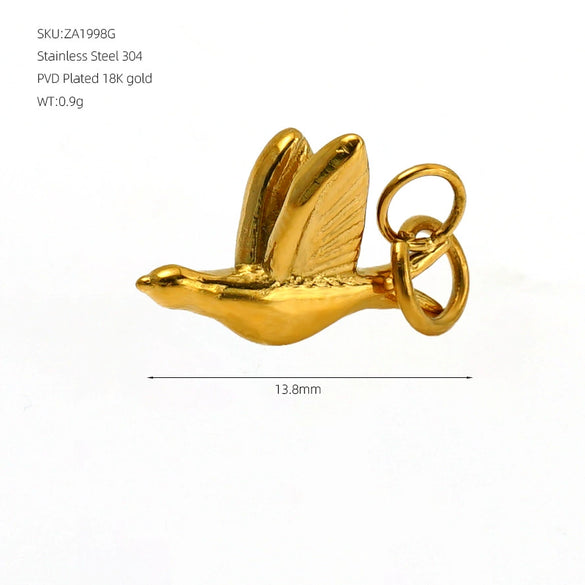 Wholesale 18K Gold Plated Stainless Steel Quirky Cartoon Jewelry Necklace And Bracelet Accessories