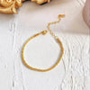 Wholesale 18K Goldplated Geometric Titanium Steel Cuban Chain Bracelet For Women