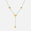Wholesale 18K Real Gold Plated Stainless Steel Heart Shape Pendant Necklace For Women