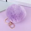 Wholesale Keychain Imitation Rex Rabbit Fur Ball Plush Creative Car And Bag Pendant