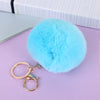 Wholesale Keychain Imitation Rex Rabbit Fur Ball Plush Creative Car And Bag Pendant