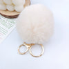 Wholesale Keychain Imitation Rex Rabbit Fur Ball Plush Creative Car And Bag Pendant