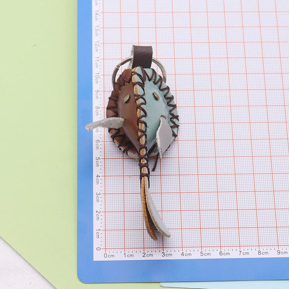 Wholesale Keychain Leather Animal Hand Sewn Retro Trend