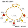 Wholesale Kids Jewelry Set Ferris Wheel Fruit Shape Kitty Animation Protagonist Stainless Steel Titanium Steel 18K Gold Plated Necklace Bracelet