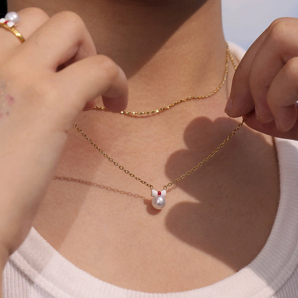 Wholesale Kids Sweet Princess Style Ferris Wheel Jewelry Set With Stainless Steel And Titanium Steel Electroplated