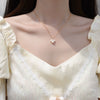Wholesale Kitten Claw Natural Freshwater Pearl Copper 14K Gold Collarbone Necklace With Simple And Versatile Design