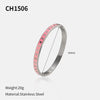 Wholesale Klein Blue Enamel Drip Oil Stainless Steel Bracelet Retro Style Jewelry