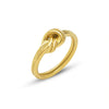 Wholesale Knot Casting Ring Titanium Steel Geometric Electroplating For Women