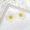 Wholesale Lace Flower Stud Earrings With S925 Silver Needle Fresh Fairy Temperament