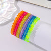 Wholesale Ladies Acrylic Geometric Fivepointed Star Handmade Elastic Multilayer Bracelet