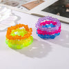 Wholesale Ladies Acrylic Geometric Fivepointed Star Handmade Elastic Multilayer Bracelet