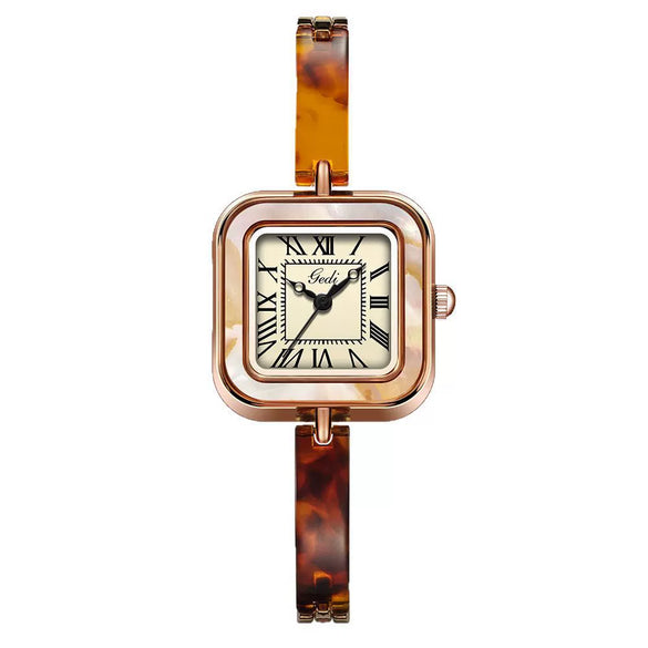 Wholesale Ladies Bracelet Watch Retro Style Alloy Square Quartz Watch