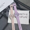 Wholesale Ladies Casual Digital Silicone Quartz Watch In Candy Color Round Dial Alloy Case