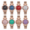 Wholesale Ladies Casual Quartz Watch With Alloy Case Fine Steel Strap And Round Dial Star Design