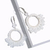 Wholesale Ladies Earrings Retro Handwoven Minimalist Style With Beads Alloy And Geometric Pattern