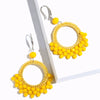 Wholesale Ladies Earrings Retro Handwoven Minimalist Style With Beads Alloy And Geometric Pattern