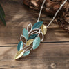 Wholesale Ladies Enamel Geometric Starfish Zinc Alloy Necklace With Paint Oil Processing And Irregular Flower Design