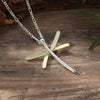 Wholesale Ladies Enamel Geometric Starfish Zinc Alloy Necklace With Paint Oil Processing And Irregular Flower Design
