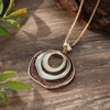 Wholesale Ladies Enamel Geometric Starfish Zinc Alloy Necklace With Paint Oil Processing And Irregular Flower Design