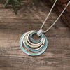 Wholesale Ladies Enamel Geometric Starfish Zinc Alloy Necklace With Paint Oil Processing And Irregular Flower Design