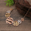 Wholesale Ladies Enamel Geometric Starfish Zinc Alloy Necklace With Paint Oil Processing And Irregular Flower Design