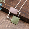 Wholesale Ladies Enamel Geometric Starfish Zinc Alloy Necklace With Paint Oil Processing And Irregular Flower Design