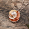 Wholesale Ladies Enamel Geometric Starfish Zinc Alloy Necklace With Paint Oil Processing And Irregular Flower Design