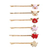 Wholesale Ladies Fashion Alloy Hair Clips In Cartoon Style With Piglet Design And Electroplating Treatment
