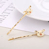 Wholesale Ladies Fashion Alloy Hair Clips In Cartoon Style With Piglet Design And Electroplating Treatment