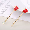 Wholesale Ladies Fashion Alloy Hair Clips In Cartoon Style With Piglet Design And Electroplating Treatment