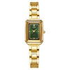 Wholesale Ladies Fashionable Small Square Thin Strap Quartz Watch With Iron Strap Alloy Case