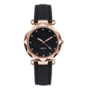 Wholesale Ladies Frosted Imitation Leather Belt Round Dial Quartz Watch Made Of Alloy And Stainless Steel With Ordinary Glass Mirror And Pin Buckle In Leisure Style